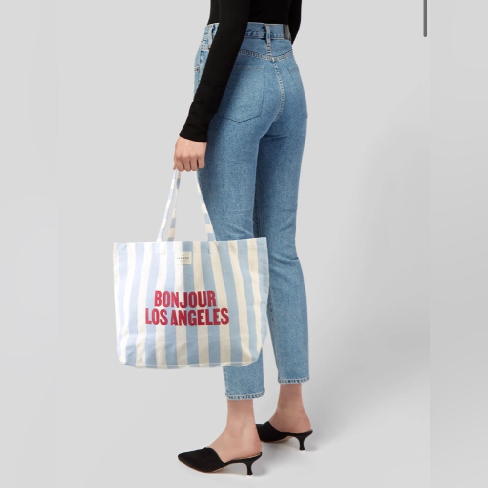 New: Sezane Bonjour Los Angeles Tote Bag